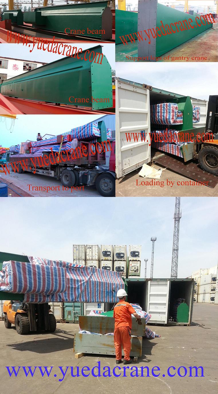 single beam gantry crane to Saudi Arabia